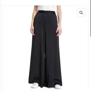 A.L.C. Nelson crepe  Black Wide-Leg Pants
